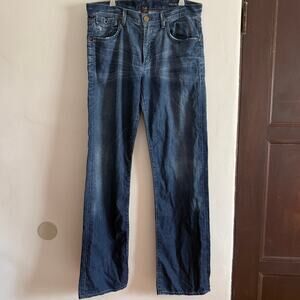CITIZENS of HUMANITY | Men's Straight Leg Mid Wash Jeans Distressed Tall 36 x 34